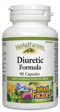 Natural Factors HerbalFactors Diuretic Formula Capsules - 90 capsules - YesWellness.com