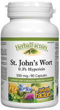 Natural Factors HerbalFactors St. John's WortCapsules - 90 Capsules - YesWellness.com
