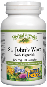Natural Factors HerbalFactors St. John's WortCapsules - 90 Capsules - YesWellness.com