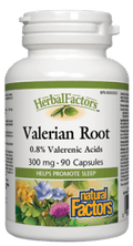 Natural Factors HerbalFactors Valerian Root Capsules - 90 capsules - YesWellness.com