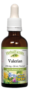 Natural Factors HerbalFactors Valerian Tincture - 50 ml - YesWellness.com