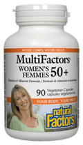 Natural Factors MultiFactors Women's 50+ 90 Veg Capsules - YesWellness.com