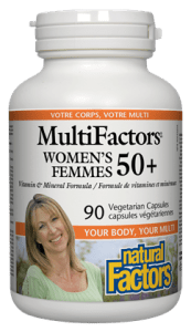 Expires May 2026 Clearance Natural Factors MultiFactors Women's 50+ 90 Veg Capsules