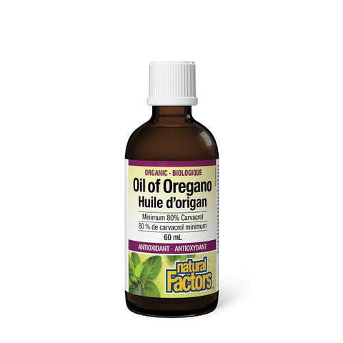 Natural Factors Organic Oil of Oregano Liquid - YesWellness.com