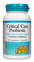 Natural Factors Premium Formula Critical Care Probiotic 55 Billion Active Cells 30 Vegetarian Capsules - YesWellness.com