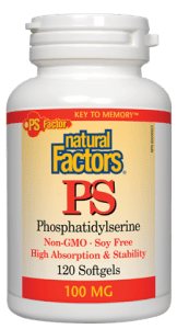 Natural Factors PS Phosphatidylserine 100mg Softgels - YesWellness.com