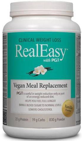 Natural Factors RealEasy with PGX Vegan Meal Replacement - YesWellness.com