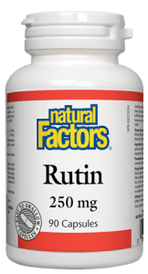 Natural Factors Rutin 250mg Capsules - 90 Capsules - YesWellness.com