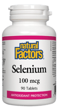 Natural Factors Selenium 100 mcg Tablets - 90 tablets - YesWellness.com