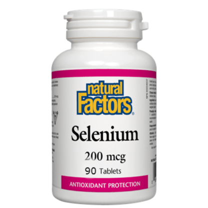 Expires March 2026 Clearance Natural Factors Selenium 200 mcg 90 Tablets