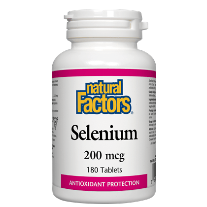 Natural Factors Selenium 200 mcg Tablets - YesWellness.com