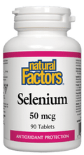 Natural Factors Selenium 50 mcg Tablets - 90 tablets - YesWellness.com