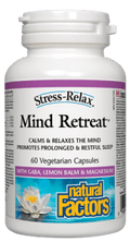 Natural Factors Stress-Relax Mind Retreat 60 Veg Capsules - YesWellness.com