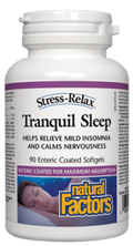 Natural Factors Stress-Relax Tranquil Sleep 90 Enteric Coated Softgels - YesWellness.com