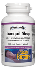 Expires January 2026 Clearance Natural Factors Stress-Relax Tranquil Sleep 90 Enteric Coated Softgels