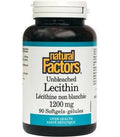 Natural Factors Unbleached Lecithin 1200mg Softgels - YesWellness.com