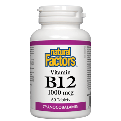 Natural Factors Vitamin B12 1000mcg - YesWellness.com