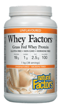 Natural Factors Whey Factors Grass Fed Whey Protein - YesWellness.com