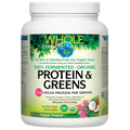 Natural Factors Whole Earth and Sea Fermented Organic Protein and Greens - YesWellness.com