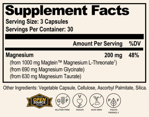 Natural Stacks Magtech Magnesium Complex 90 vcaps - YesWellness.com