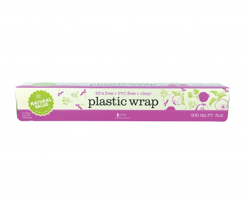 Natural Value Food Service Plastic Wrap 100 ft - YesWellness.com