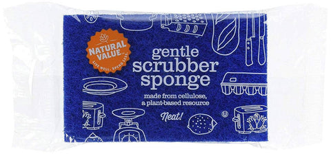 Natural Value Gentle Scrubber Sponge 1 ct - YesWellness.com
