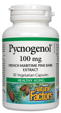 Expires April 2024 Clearance Natural Factors Pycnogenol 100mg 30 Vegetarian Capsules - YesWellness.com