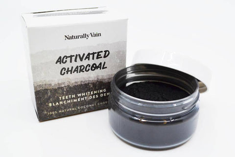 Naturally Vain Activated Charcoal Teeth Whitening 50g - YesWellness.com
