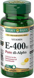 Nature's Bounty 100% Preservative Free Vitamin E 400IU - YesWellness.com