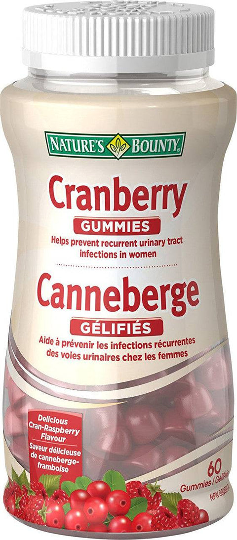 Nature's Bounty Cranberry Gummies - 60 Gummies - YesWellness.com