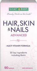 Nature's Bounty Hair Skin and Nails Advanced - 90 tablets - YesWellness.com
