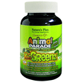 Expires March 2026 Clearance Nature's Plus Animal Parade Kidgreenz Chews 90 Tablets Tropical Fruit