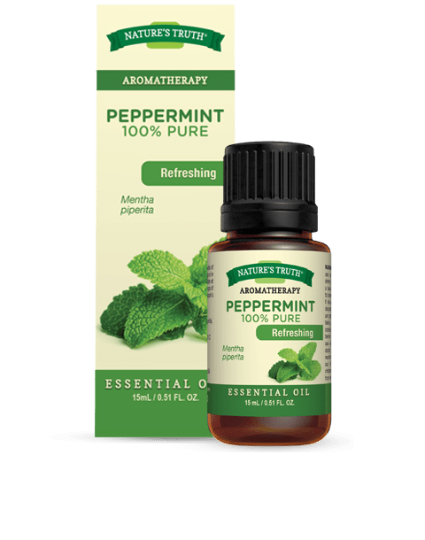 Nature’s Truth Aromatherapy Peppermint Oil - Pure Refreshing 15mL - YesWellness.com