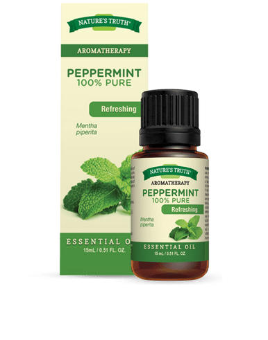 Nature’s Truth Aromatherapy Peppermint Oil - Pure Refreshing 15mL - YesWellness.com