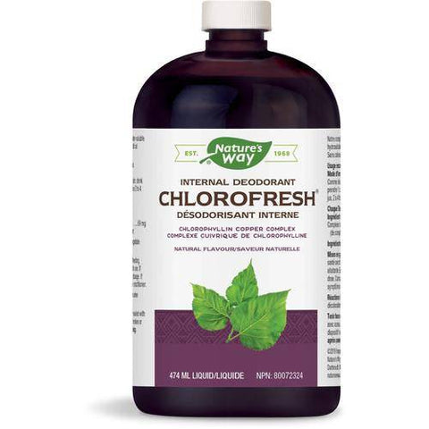 Nature's Way Internal Deodorant Chlorofresh Chlorophyllin Copper Complex Liquid - YesWellness.com