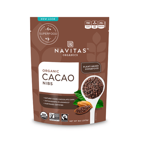 Navitas Organics Organic Cacao Nibs 227g - YesWellness.com