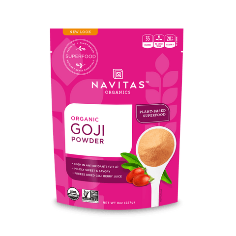 Navitas Organics Organic Goji Berry Powder 113 Grams - YesWellness.com