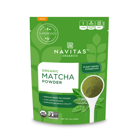 Navitas Organics Organic Matcha Powder 85 Grams - YesWellness.com