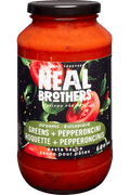 Neal Brothers Pasta Sauce - Greens & Pepperoncini 680 ml - YesWellness.com