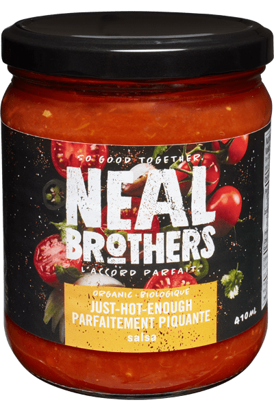 Neal Brothers Salsa - Just-Hot-Enough - medium 410 ml - YesWellness.com
