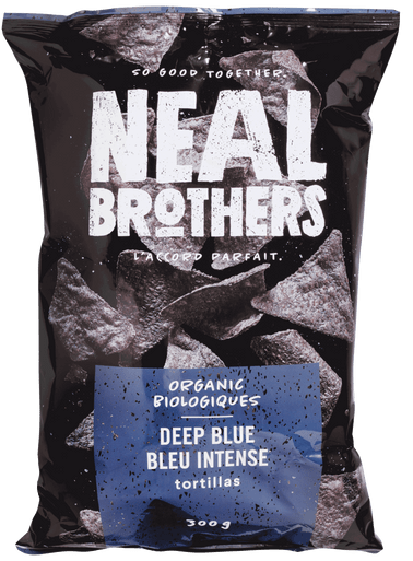 Neal Brothers Tortilla Chips - Deep Blue 300 g (Case of 12) - YesWellness.com