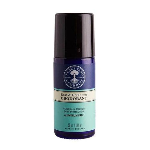 Expires March 2026 Clearance Neal's Yard Remedies Rose & Geranium Deodorant Aluminum Free 50mL