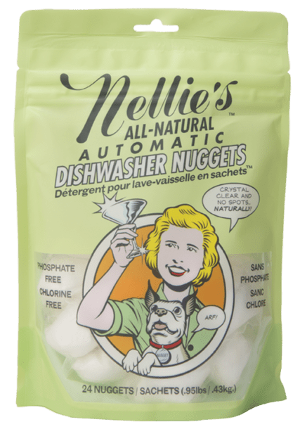 Nellie's All Natural Automatic Dishwasher Nuggets 24 Count - YesWellness.com