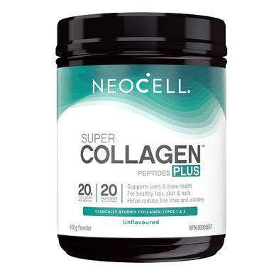 NeoCell Super Collagen Peptides Plus - Unflavoured 406g Powder - YesWellness.com