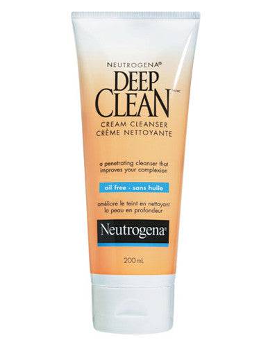Neutrogena Deep Clean Cream Cleanser 200 ml - YesWellness.com