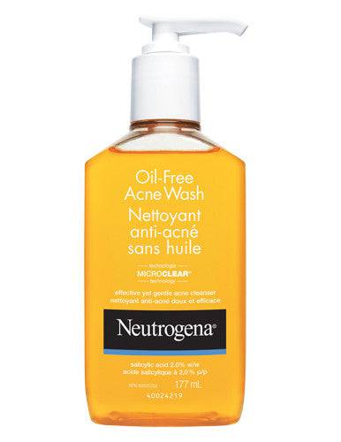 Expires January 2026 Clearance Neutrogena Oil Free Acne Wash 177mL