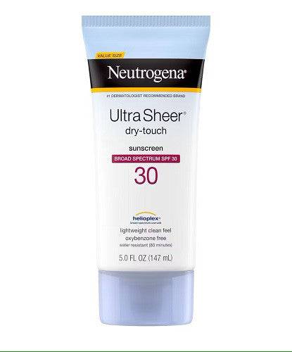 Neutrogena Ultra Sheer Dry Touch Sunscreen Broad Spectrum SPF30 147g - YesWellness.com