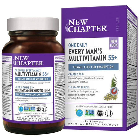 New Chapter Every Man's One Daily 55+ Multivitamin - YesWellness.com