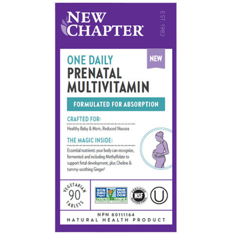 New Chapter One Daily Prenatal Multivitamin - YesWellness.com