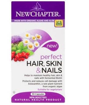 Expires January 2026 Clearance New Chapter Perfect Hair, Skin & Nails 30 Vegetarian Capsules